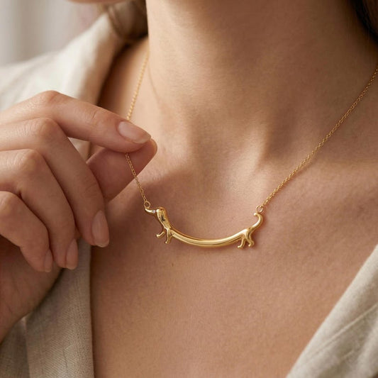 Dachshund Curve Necklace