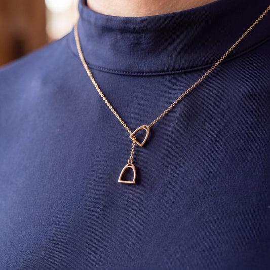 Stirrup Lariat Necklace